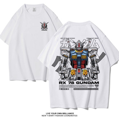 機動戰士鋼彈周邊 印花短袖T恤