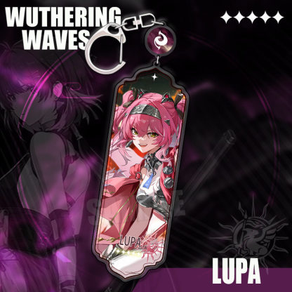 鳴潮 角色精選長條壓克力鑰匙扣 贊妮 / 坎特雷拉 / 卡提希婭等挂件