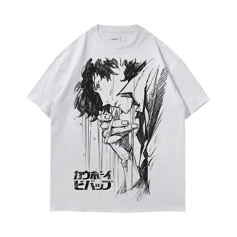 Cowboy星際牛仔水洗做舊 2026親子情侶男女同款 印花水洗短袖