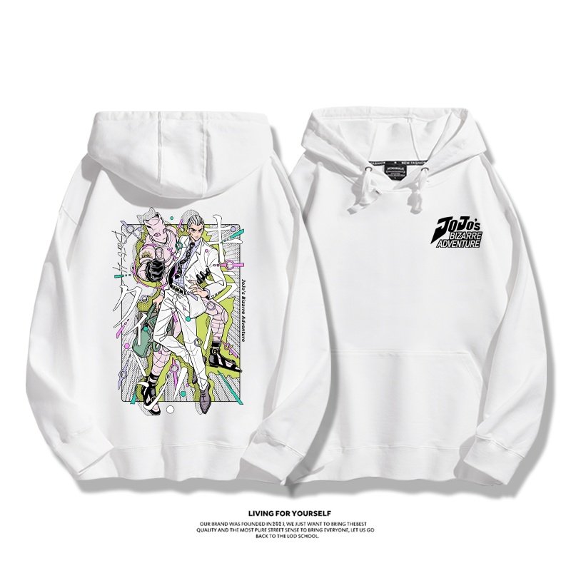 jojo的奇妙冒險 親子情侶男女連帽衛衣