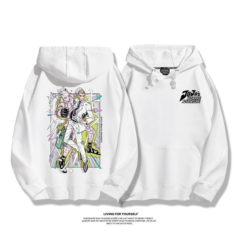 jojo的奇妙冒險 親子情侶男女連帽衛衣