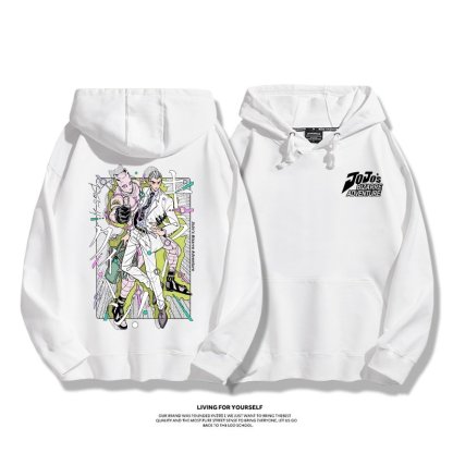 jojo的奇妙冒險 親子情侶男女連帽衛衣