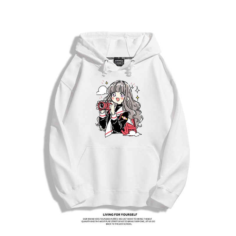 魔卡小櫻新款 親子情侶男女連帽衛衣