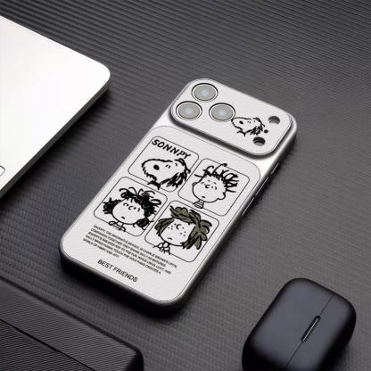 史努比 Snoopy 高端皮紋手機殼｜MagSafe磁吸防摔保護套