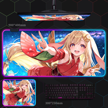 超時空輝耀姬 主題桌墊 布質滑鼠墊