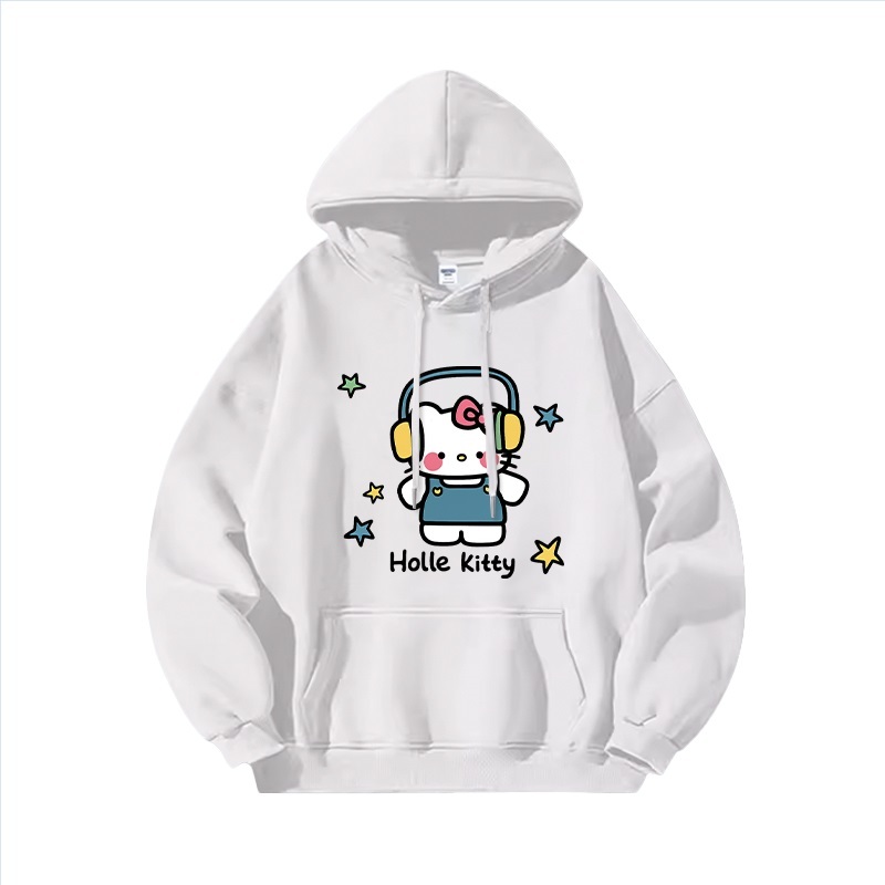 Hello Kitty凱蒂貓新款 親子情侶男女連帽衛衣