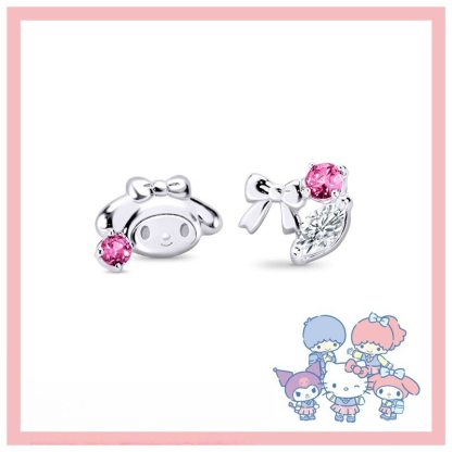 三麗鷗 My Melody 美樂蒂 草莓晶鑽玫瑰金系列配飾