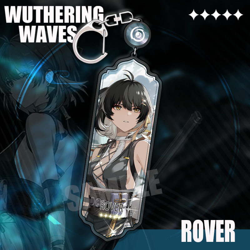 鳴潮 角色精選長條壓克力鑰匙扣 贊妮 / 坎特雷拉 / 卡提希婭等挂件