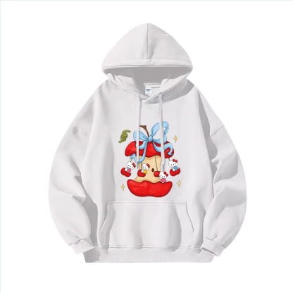 Hello Kitty凱蒂貓新款 親子情侶男女連帽衛衣