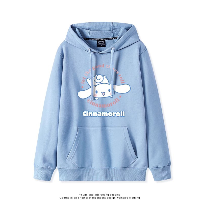 大耳朵狗新款 親子情侶男女連帽衛衣