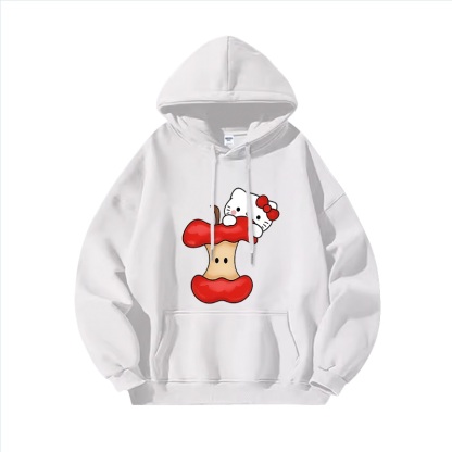 Hello Kitty凱蒂貓新款 親子情侶男女連帽衛衣