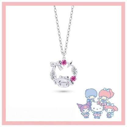 三麗鷗 My Melody 美樂蒂 草莓晶鑽玫瑰金系列配飾