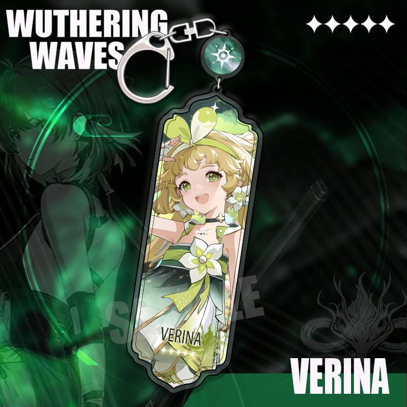 鳴潮 角色精選長條壓克力鑰匙扣 贊妮 / 坎特雷拉 / 卡提希婭等挂件