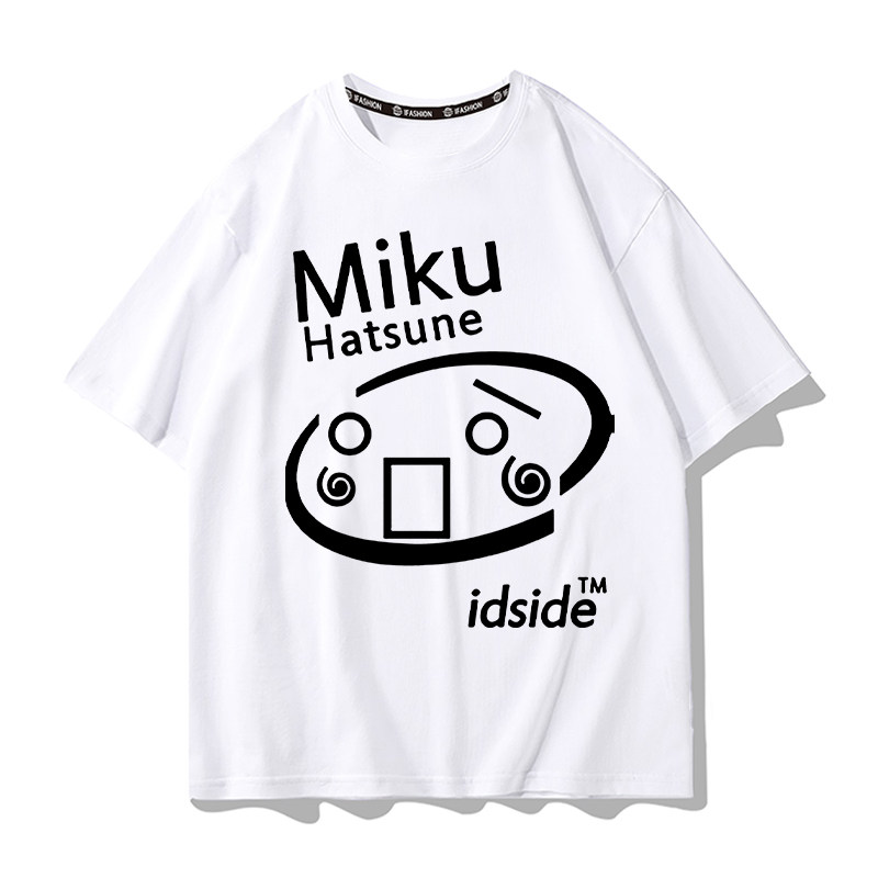 初音未來 2026親子情侶男女同款 印花短袖T恤