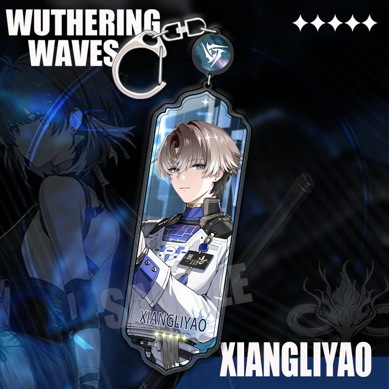 鳴潮 角色精選長條壓克力鑰匙扣 贊妮 / 坎特雷拉 / 卡提希婭等挂件