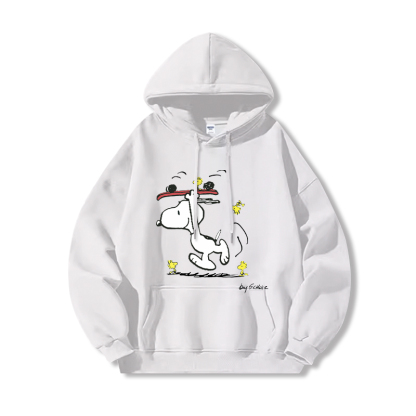 Snoopy史努比新款 親子情侶男女連帽衛衣