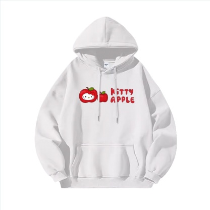 Hello Kitty凱蒂貓新款 親子情侶男女連帽衛衣