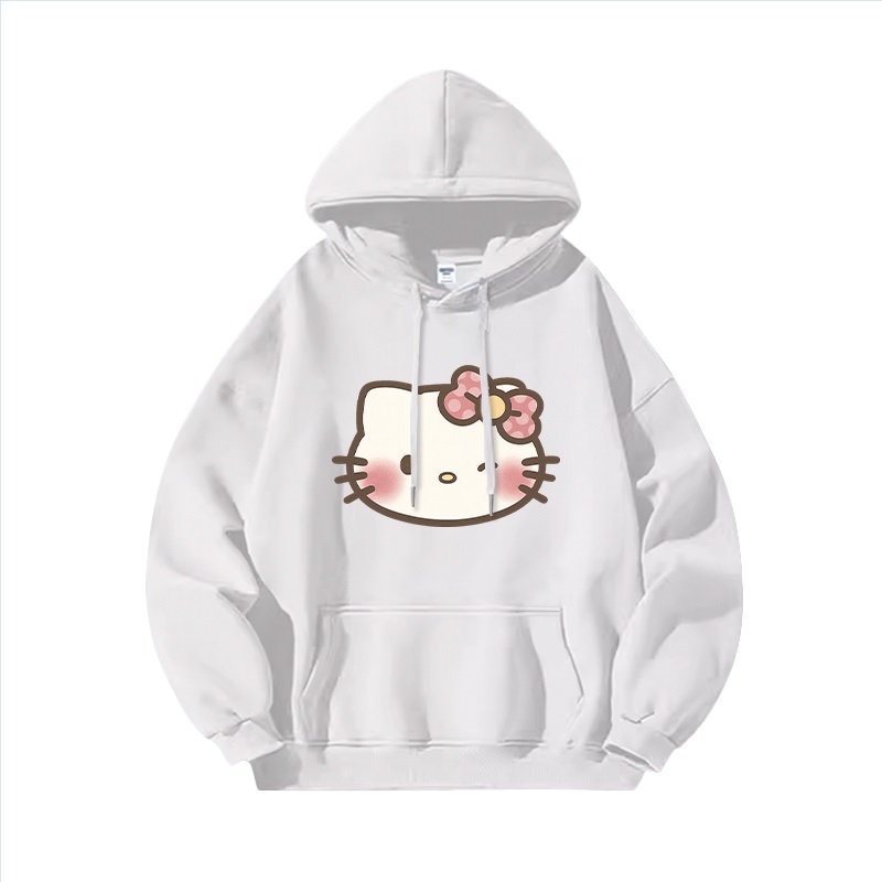 Hello Kitty凱蒂貓新款 親子情侶男女連帽衛衣