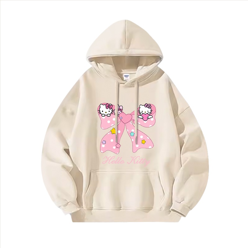 Hello Kitty凱蒂貓新款 親子情侶男女連帽衛衣