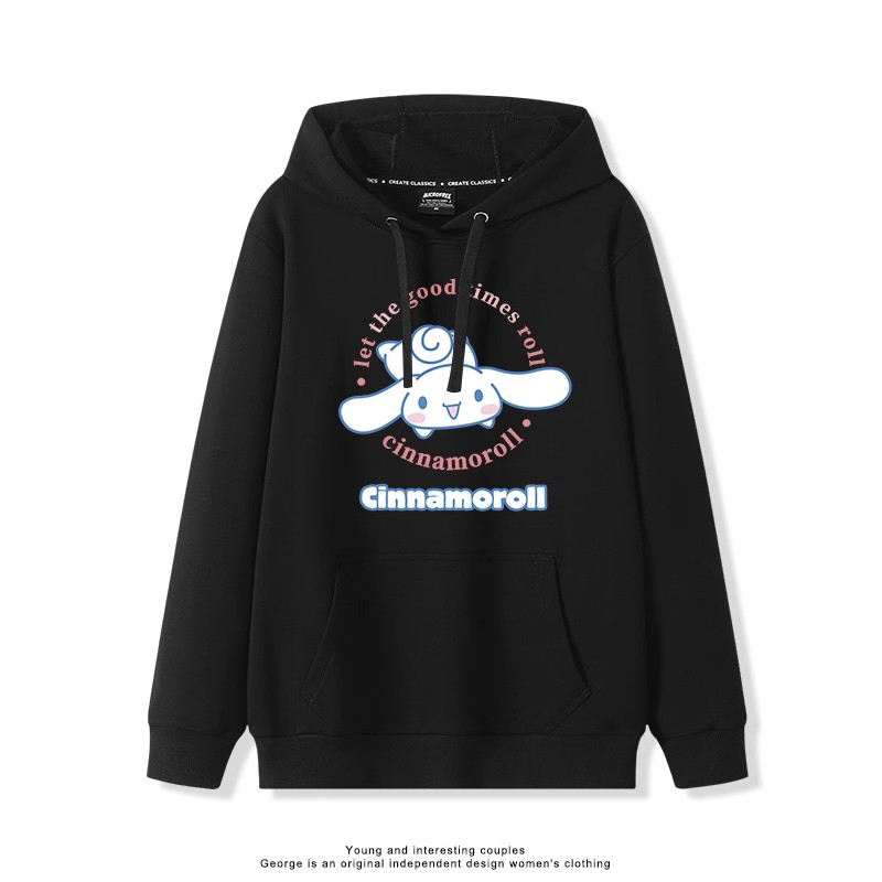 大耳朵狗新款 親子情侶男女連帽衛衣