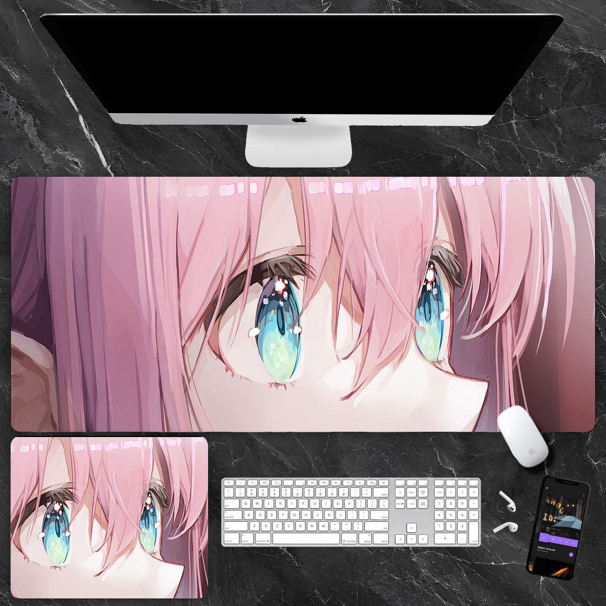 孤獨搖滾 主題桌墊 布質滑鼠墊