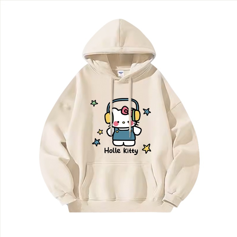 Hello Kitty凱蒂貓新款 親子情侶男女連帽衛衣