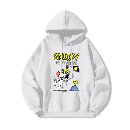 Snoopy史努比新款 親子情侶男女連帽衛衣