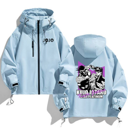 JOJO的奇妙冒險周邊 男女同款秋冬衝鋒衣