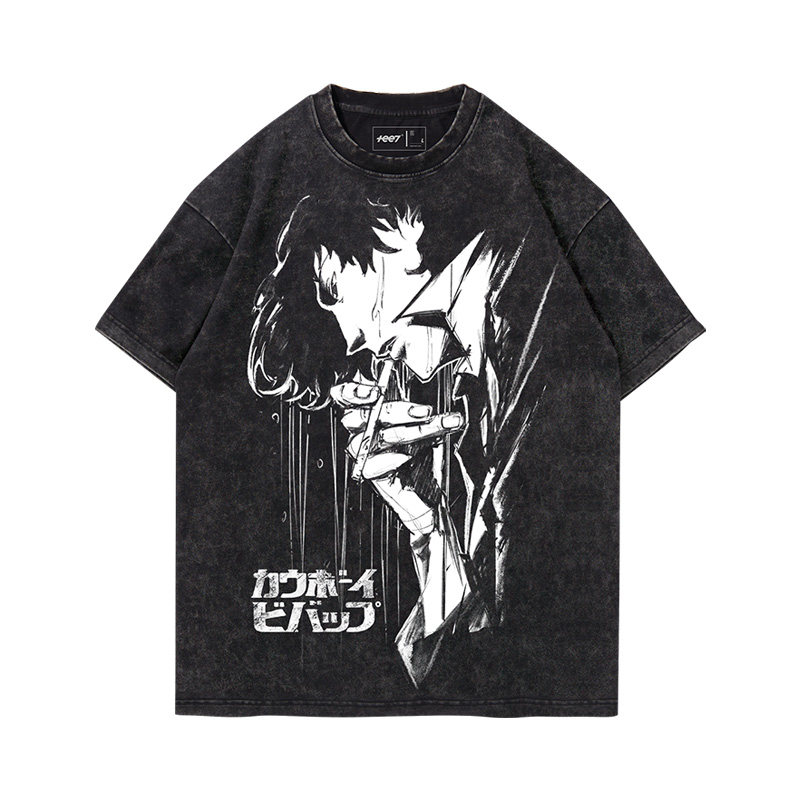 Cowboy星際牛仔水洗做舊 2026親子情侶男女同款 印花水洗短袖