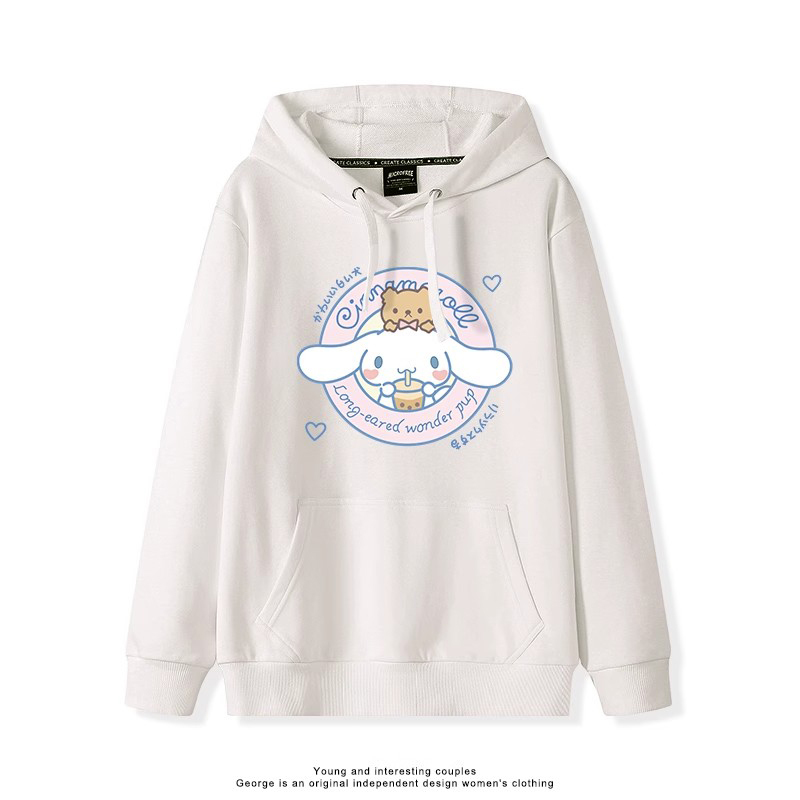 大耳朵狗新款 親子情侶男女連帽衛衣