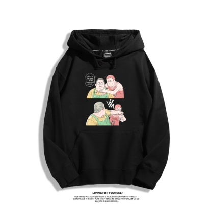 灌籃高手櫻木安西教練X坂本太郎新款 親子情侶男女連帽衛衣