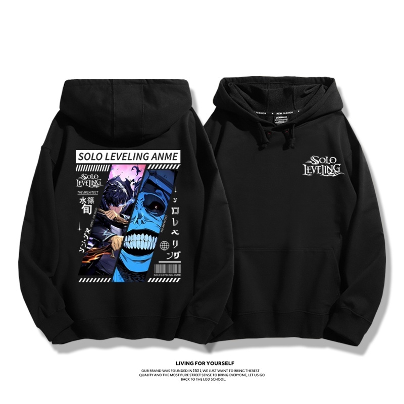 我獨自升級新款 親子情侶男女連帽衛衣