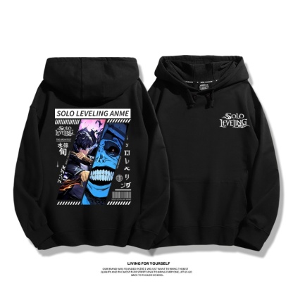 我獨自升級新款 親子情侶男女連帽衛衣