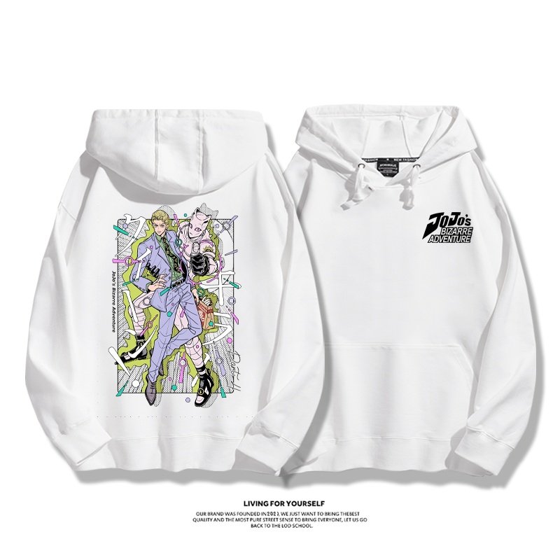 jojo的奇妙冒險 親子情侶男女連帽衛衣