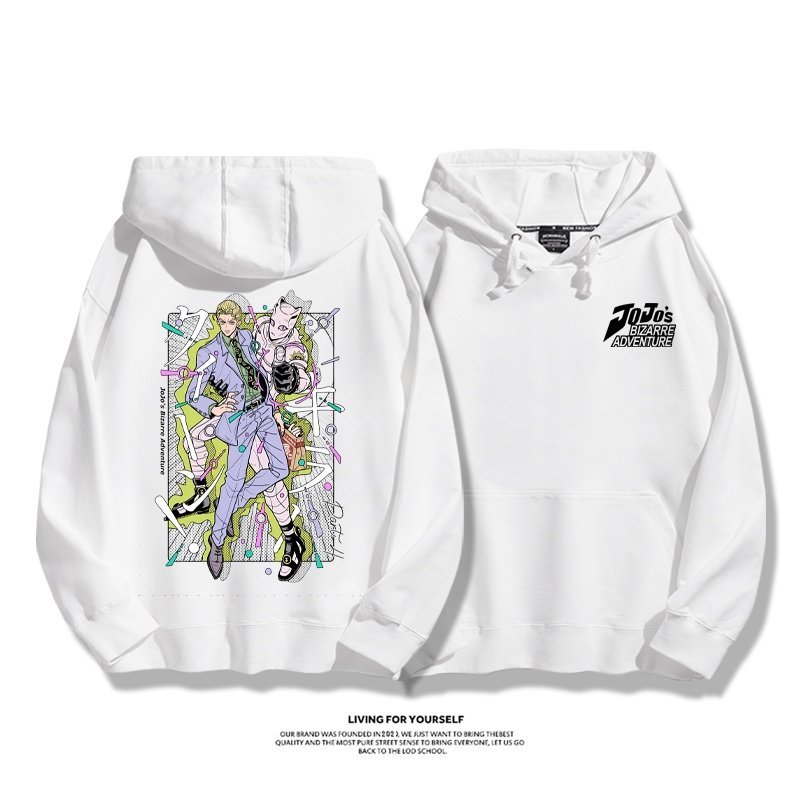 jojo的奇妙冒險 親子情侶男女連帽衛衣