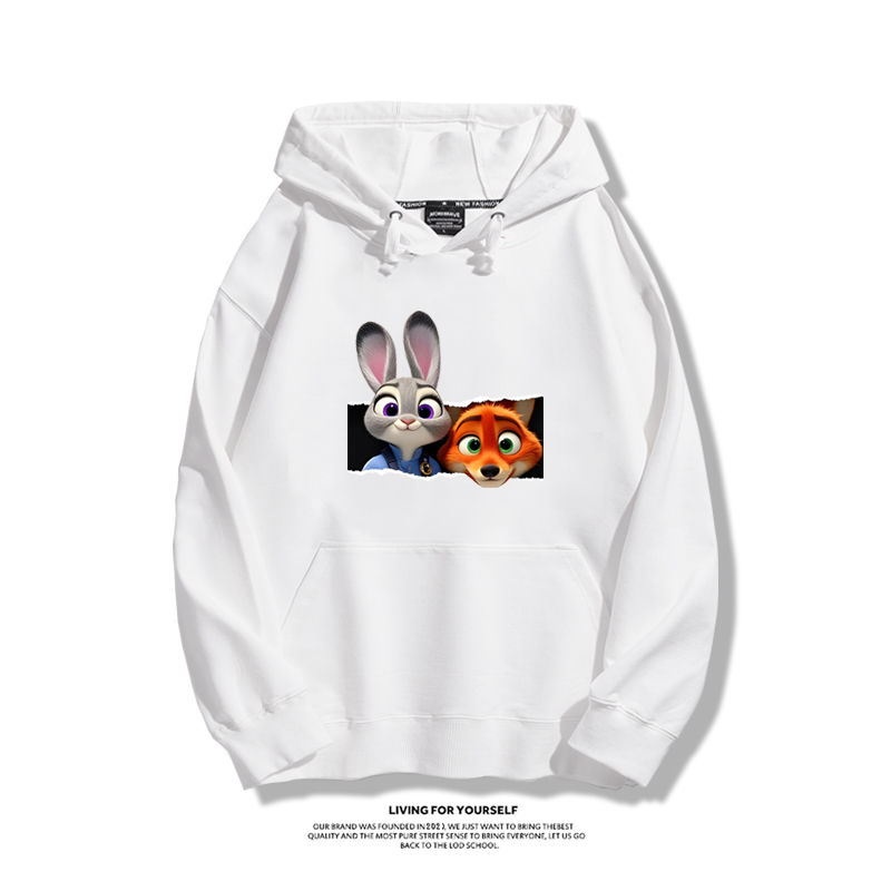 動物方城市新款 親子情侶男女連帽衛衣