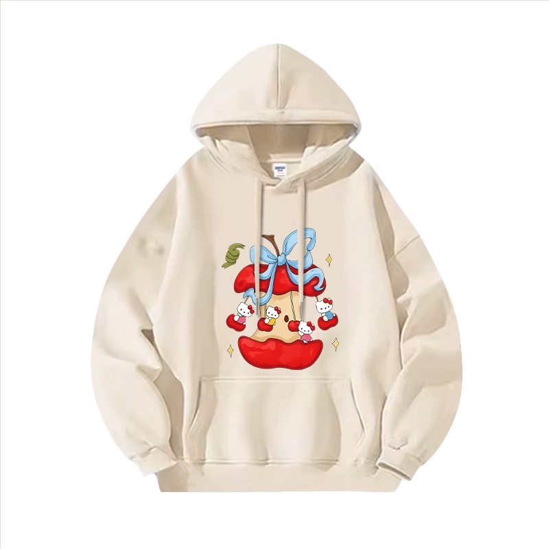 Hello Kitty凱蒂貓新款 親子情侶男女連帽衛衣