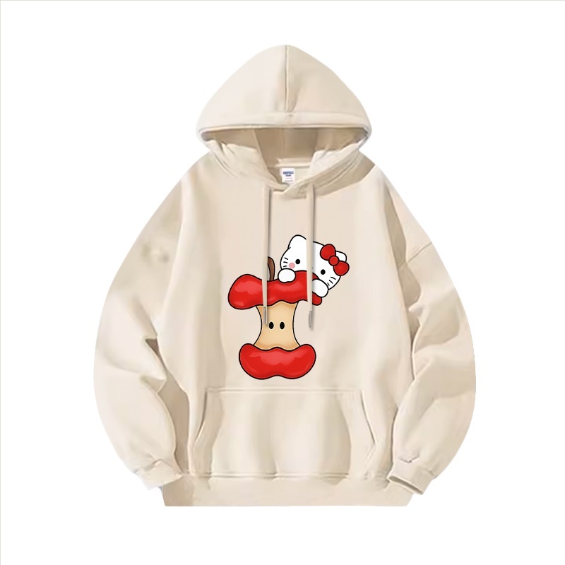 Hello Kitty凱蒂貓新款 親子情侶男女連帽衛衣