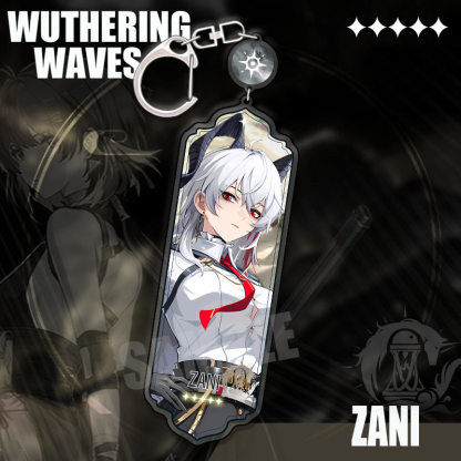 鳴潮 角色精選長條壓克力鑰匙扣 贊妮 / 坎特雷拉 / 卡提希婭等挂件