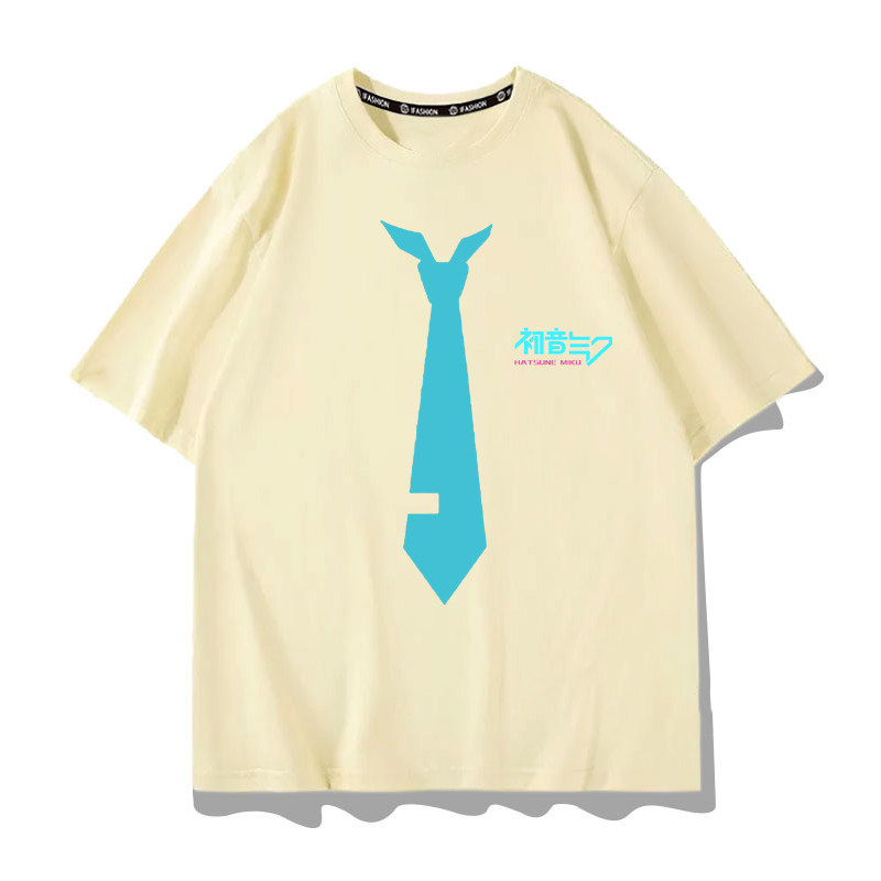 初音未來 2026親子情侶男女同款 印花短袖T恤