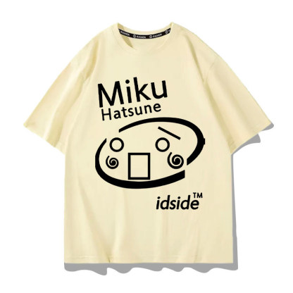 初音未來 2026親子情侶男女同款 印花短袖T恤