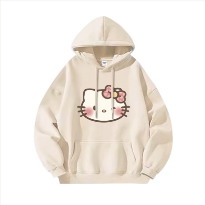 Hello Kitty凱蒂貓新款 親子情侶男女連帽衛衣