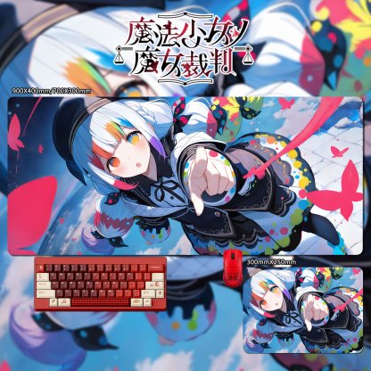 魔法少女的魔女裁判 主題桌墊 布質滑鼠墊