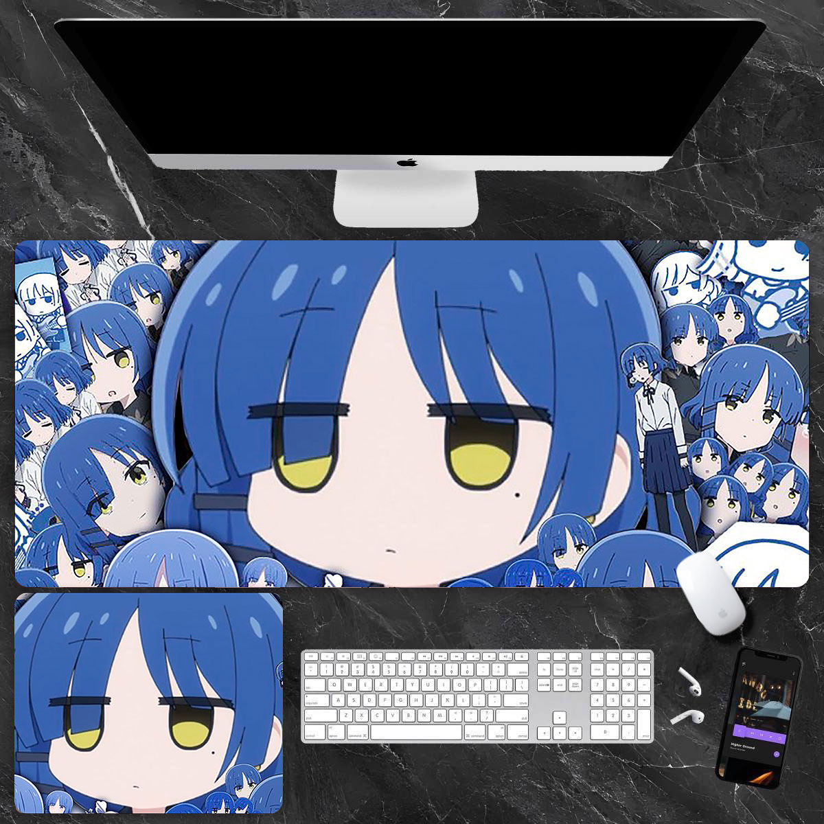 孤獨搖滾 主題桌墊 布質滑鼠墊