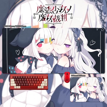魔法少女的魔女裁判 主題桌墊 布質滑鼠墊