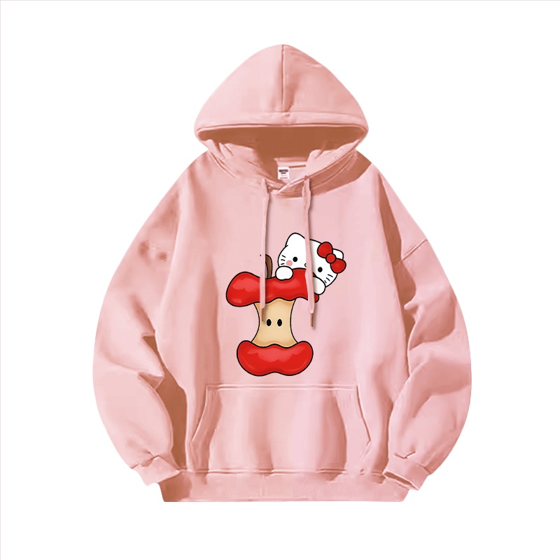 Hello Kitty凱蒂貓新款 親子情侶男女連帽衛衣