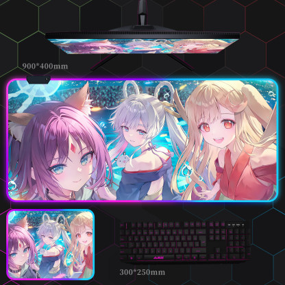 超時空輝耀姬 主題桌墊 布質滑鼠墊