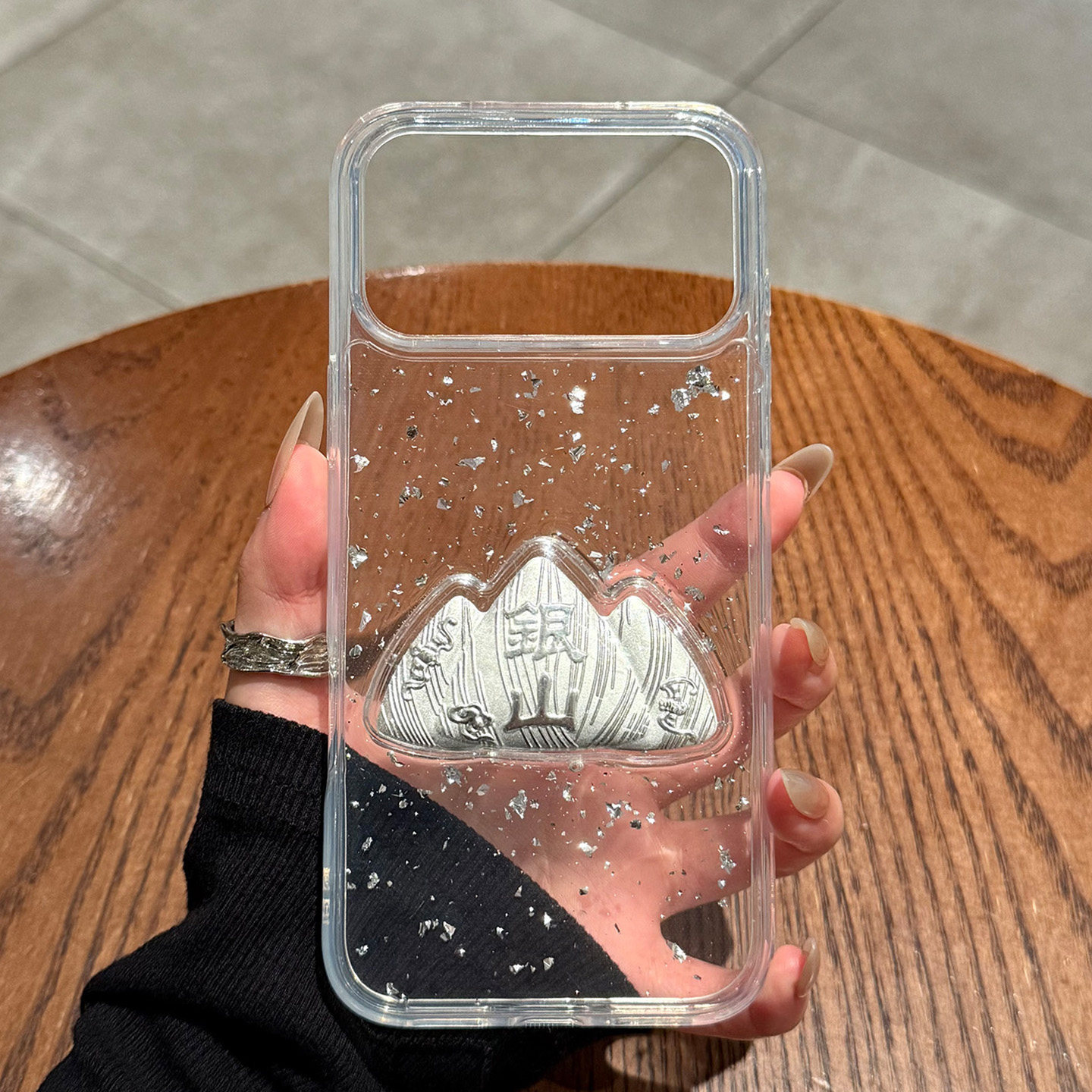 IPhone系列庫洛米凱蒂貓立體金箔 太空透明防摔軟殼