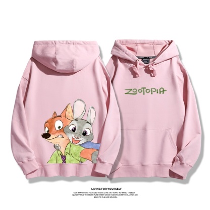 動物方城市新款 親子情侶男女連帽衛衣