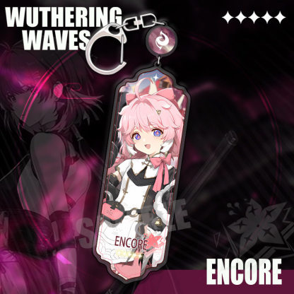 鳴潮 角色精選長條壓克力鑰匙扣 贊妮 / 坎特雷拉 / 卡提希婭等挂件